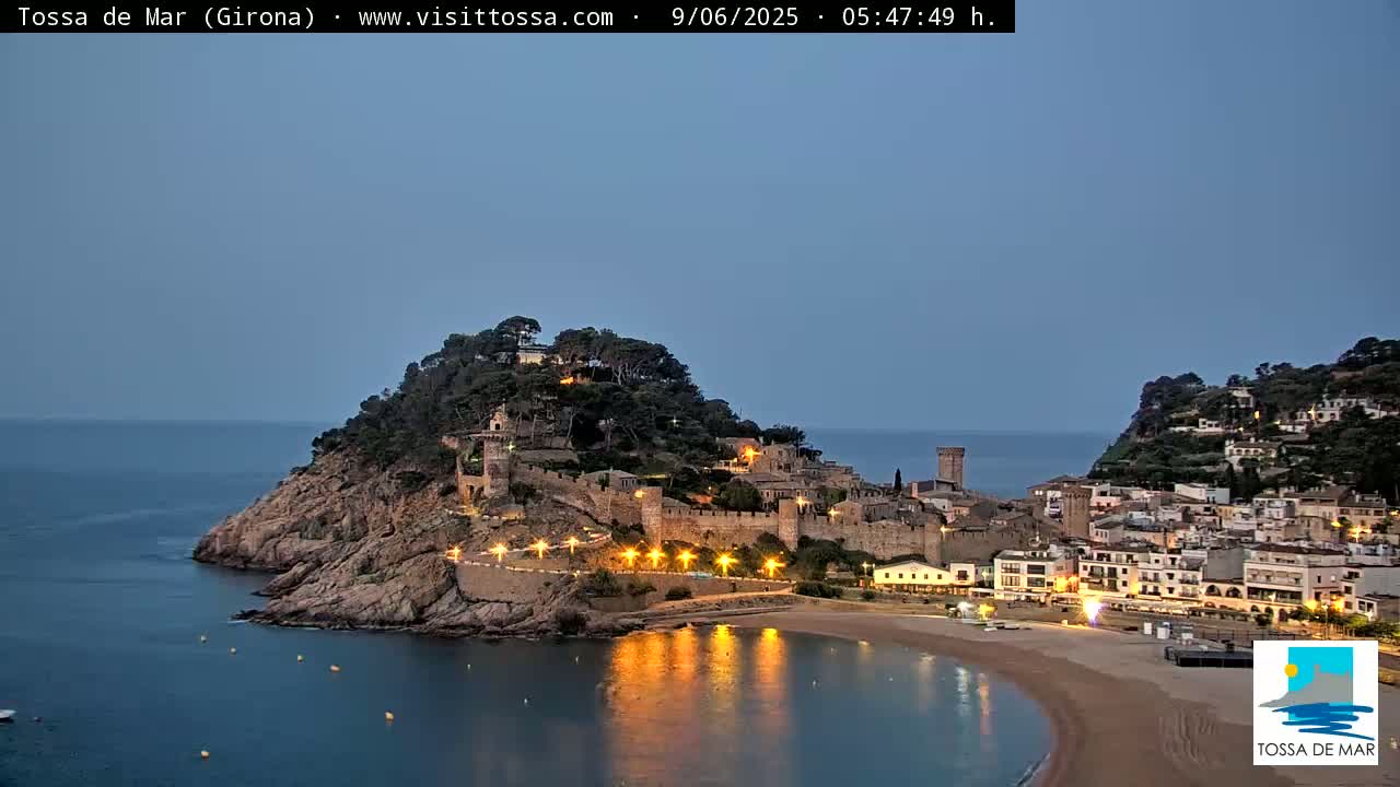 Tossa de Mar Landscape Live Cam - Girona, Catalonia, Spain