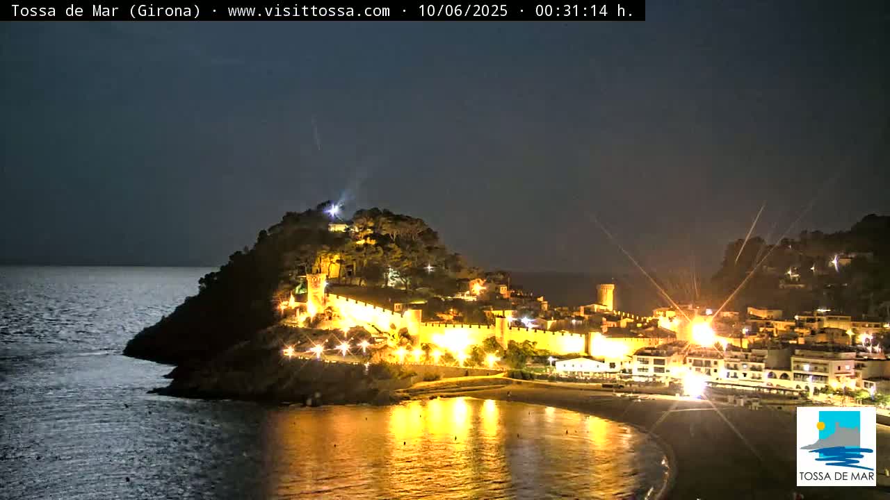 Tossa de Mar Landscape Live Cam - Girona, Catalonia, Spain