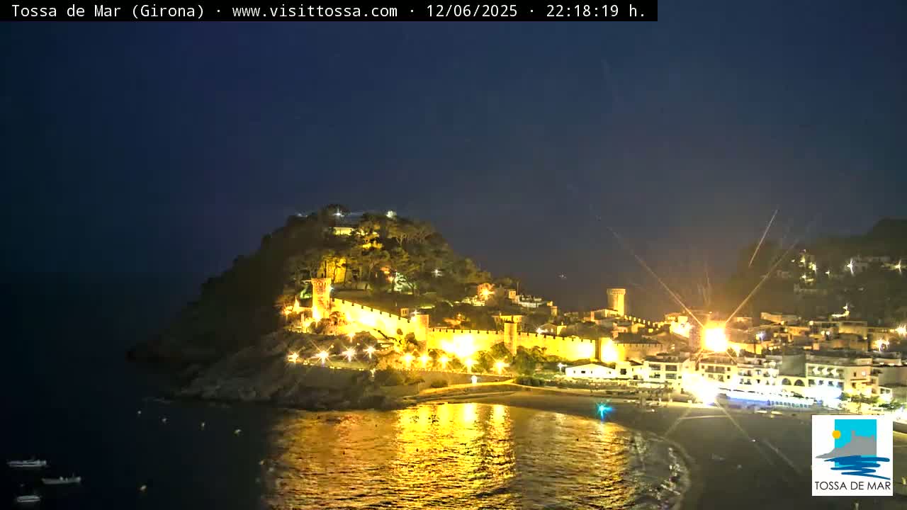Tossa de Mar Landscape Live Cam - Girona, Catalonia, Spain