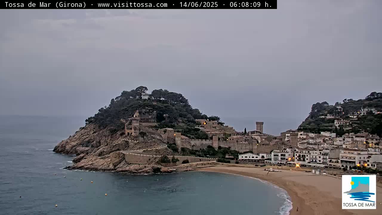 Tossa de Mar Landscape Live Cam - Girona, Catalonia, Spain