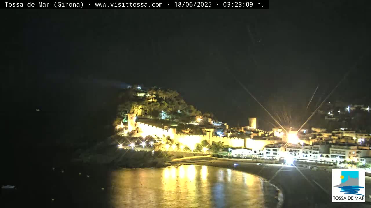 Tossa de Mar Landscape Live Cam - Girona, Catalonia, Spain