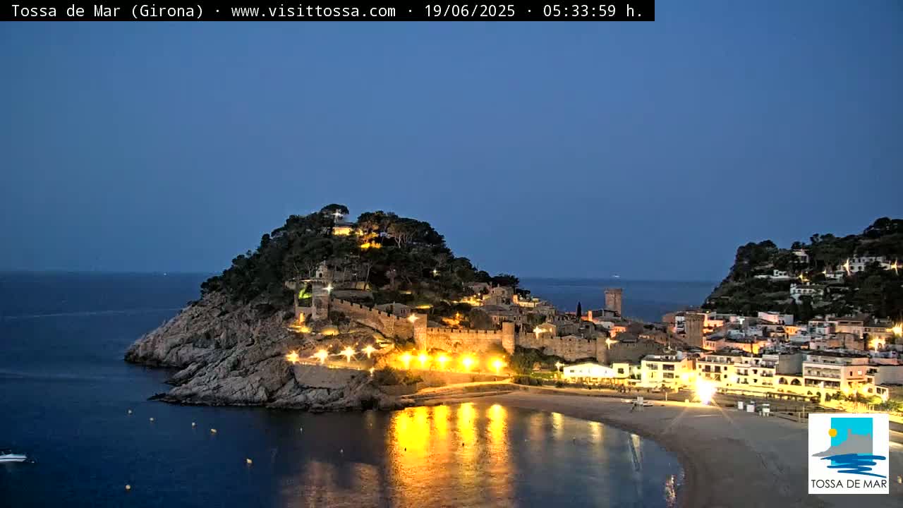 Tossa de Mar Landscape Live Cam - Girona, Catalonia, Spain