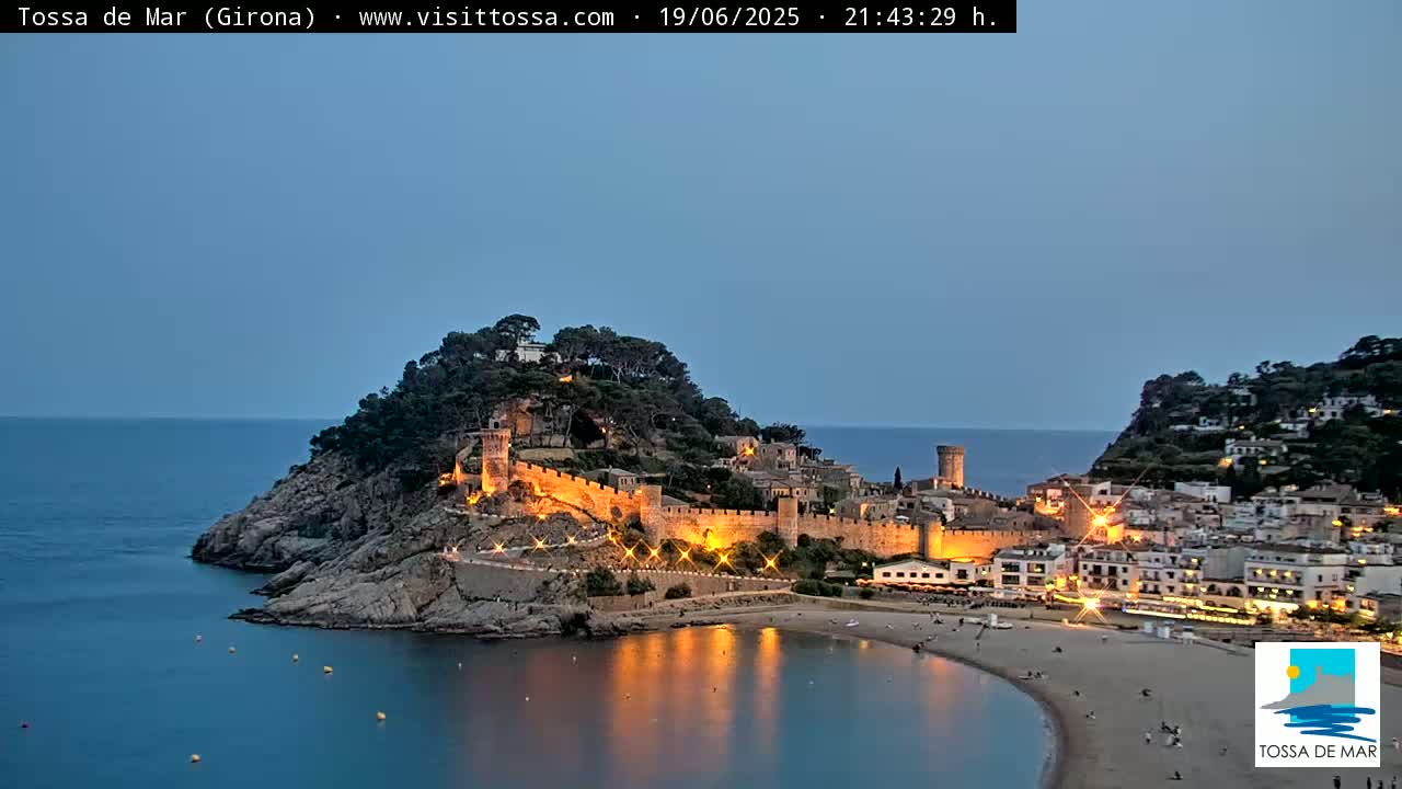 Tossa de Mar Landscape Live Cam - Girona, Catalonia, Spain