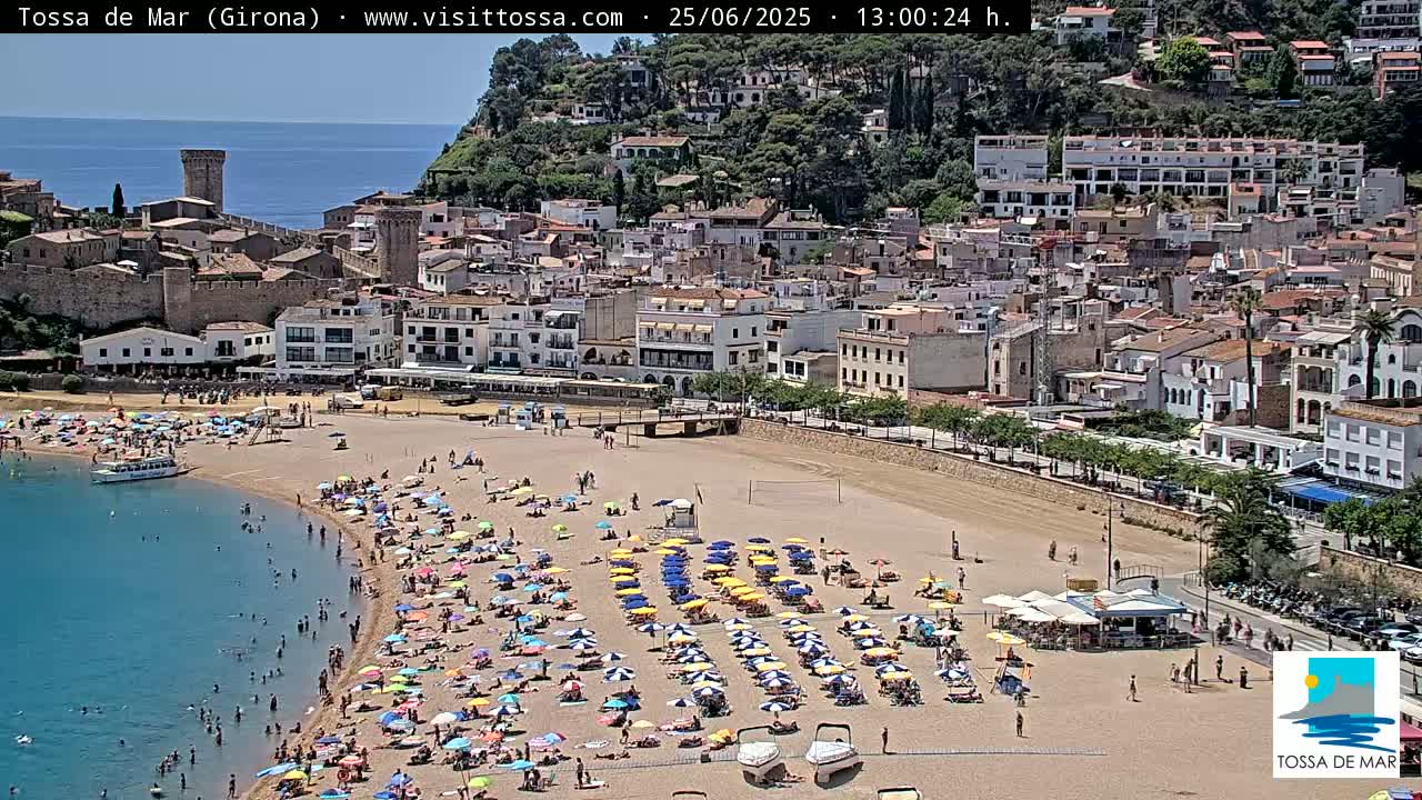 Tossa de Mar Landscape Live Cam - Girona, Catalonia, Spain