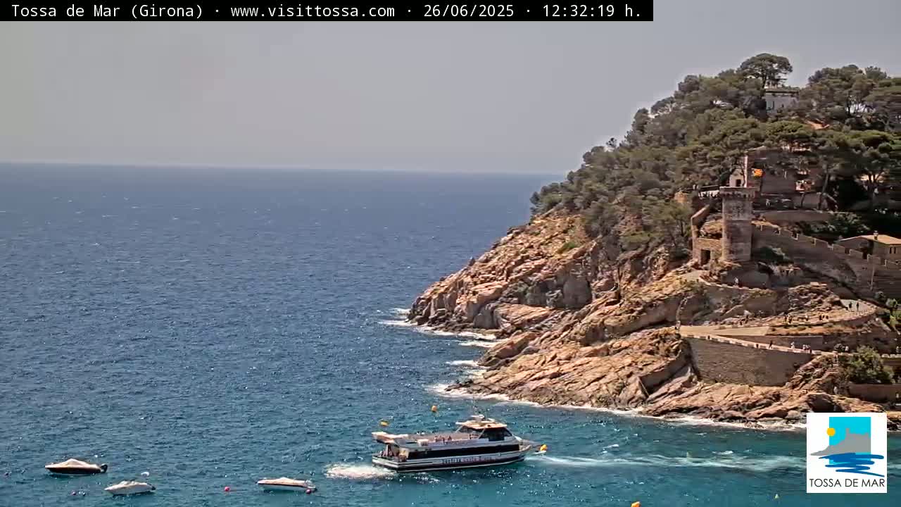 Tossa de Mar Landscape Live Cam - Girona, Catalonia, Spain