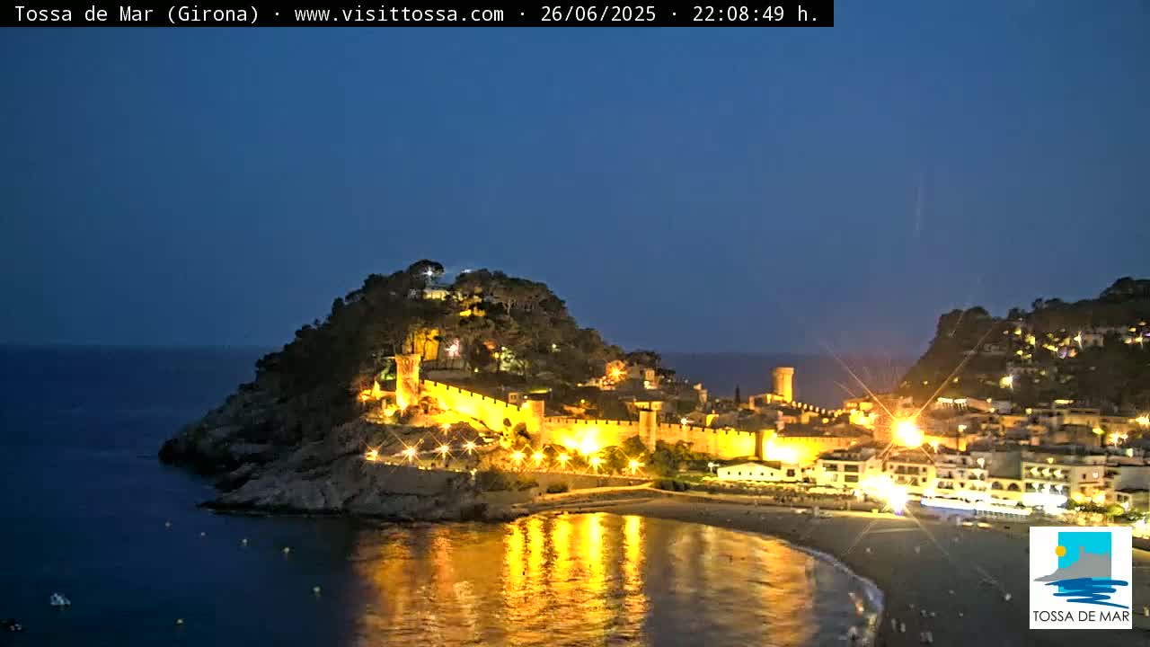 Tossa de Mar Landscape Live Cam - Girona, Catalonia, Spain