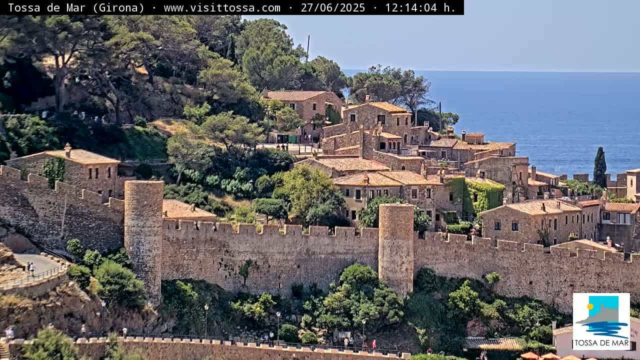 Tossa de Mar Landscape Live Cam - Girona, Catalonia, Spain