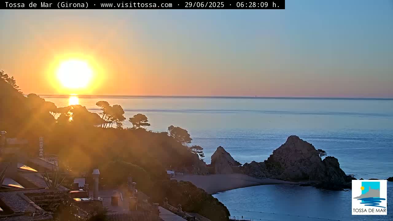 Tossa de Mar Landscape Live Cam - Girona, Catalonia, Spain