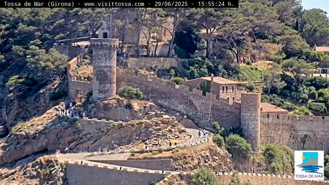 Tossa de Mar Landscape Live Cam - Girona, Catalonia, Spain