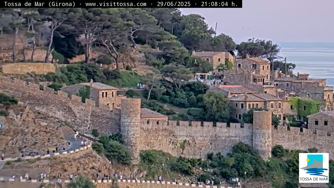 Tossa de Mar Landscape Live Cam - Girona, Catalonia, Spain