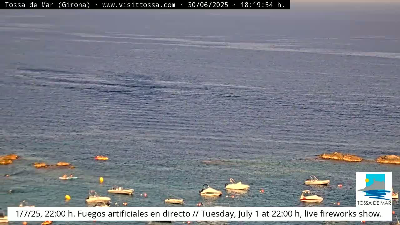 Tossa de Mar Landscape Live Cam - Girona, Catalonia, Spain