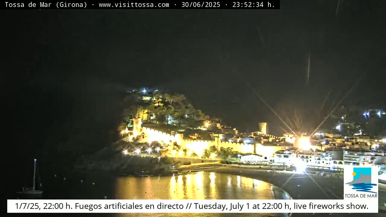 Tossa de Mar Landscape Live Cam - Girona, Catalonia, Spain