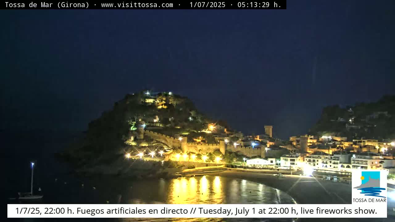 Tossa de Mar Landscape Live Cam - Girona, Catalonia, Spain