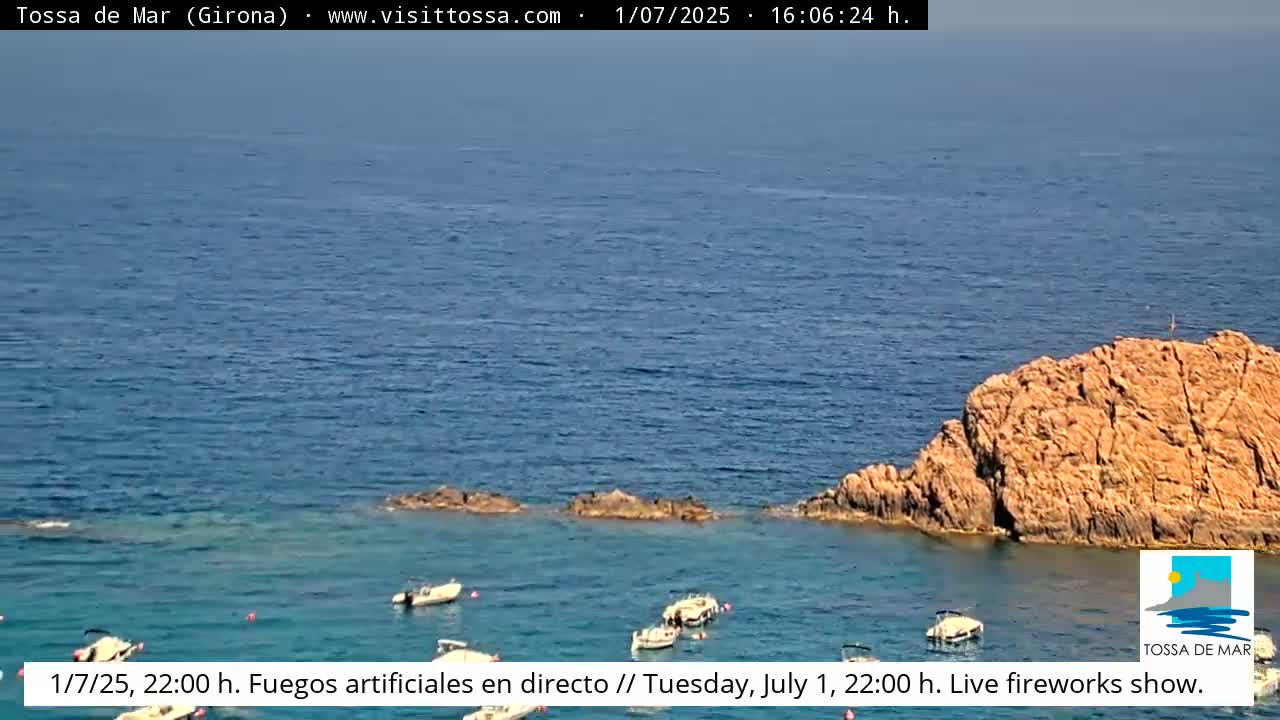 Tossa de Mar Landscape Live Cam - Girona, Catalonia, Spain