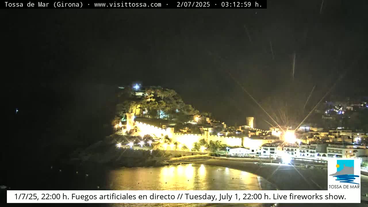 Tossa de Mar Landscape Live Cam - Girona, Catalonia, Spain