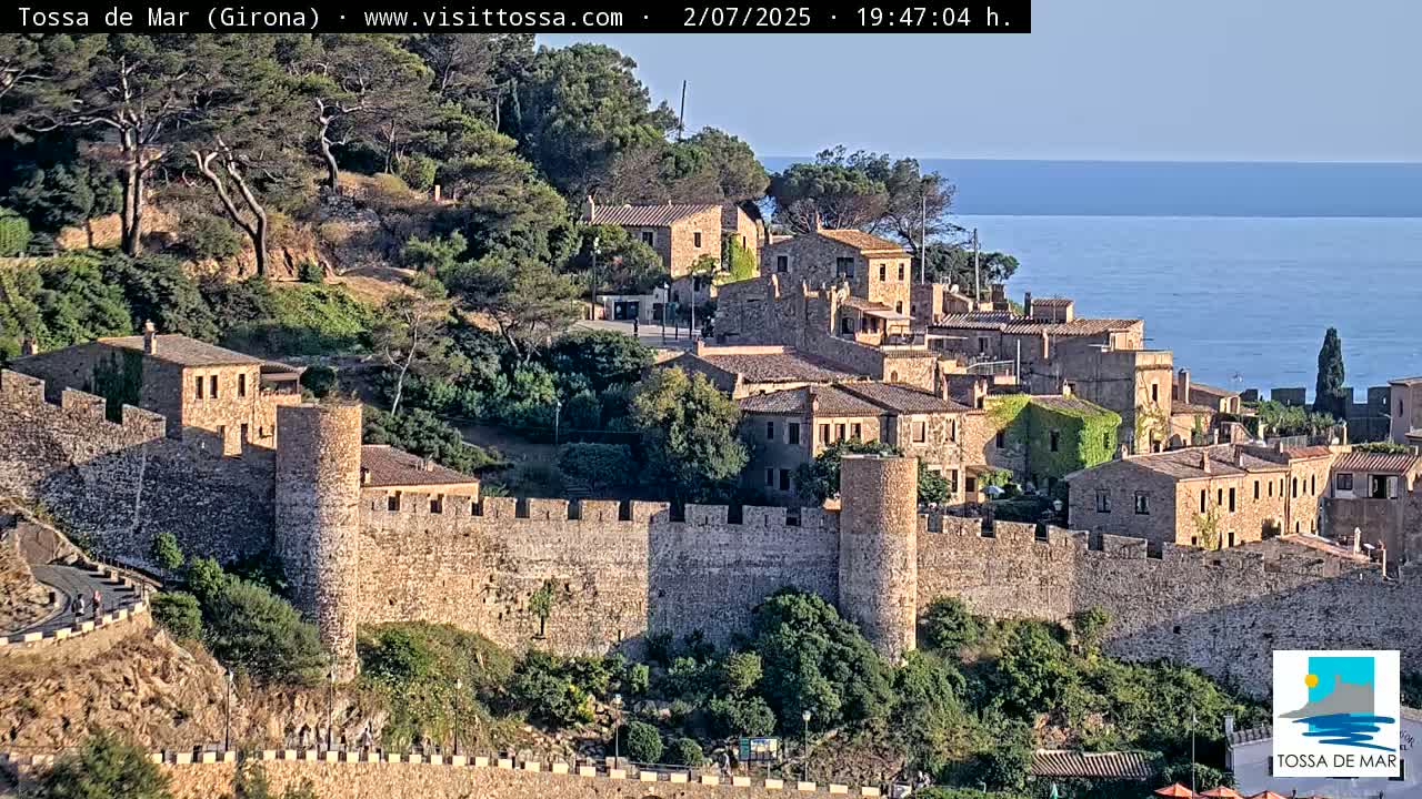 Tossa de Mar Landscape Live Cam - Girona, Catalonia, Spain