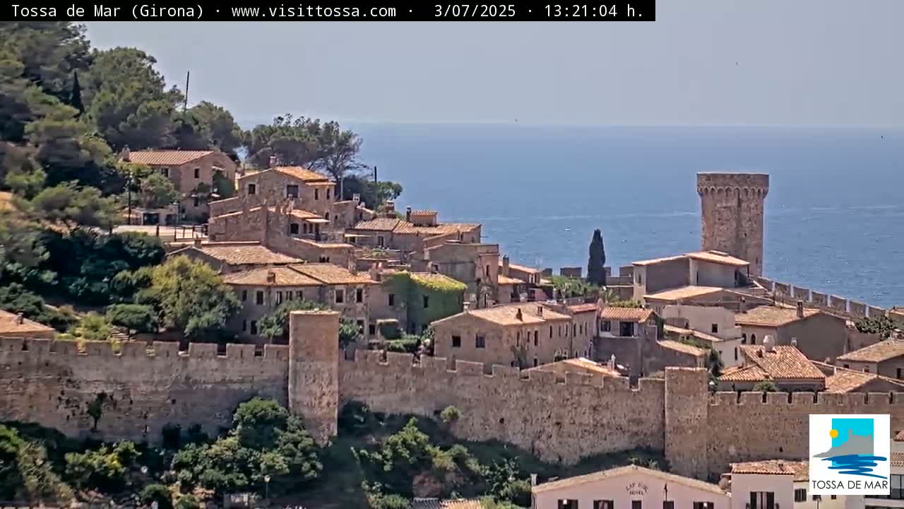 Tossa de Mar Landscape Live Cam - Girona, Catalonia, Spain