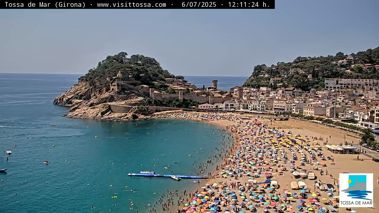 Tossa de Mar Landscape Live Cam - Girona, Catalonia, Spain