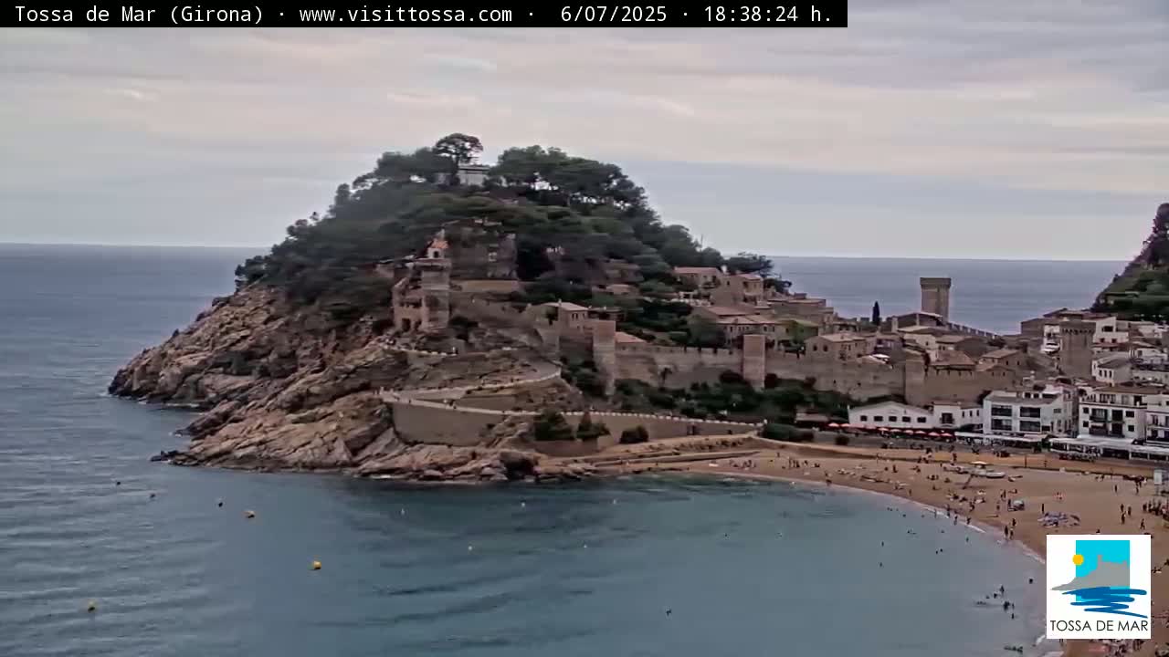 Tossa de Mar Landscape Live Cam - Girona, Catalonia, Spain