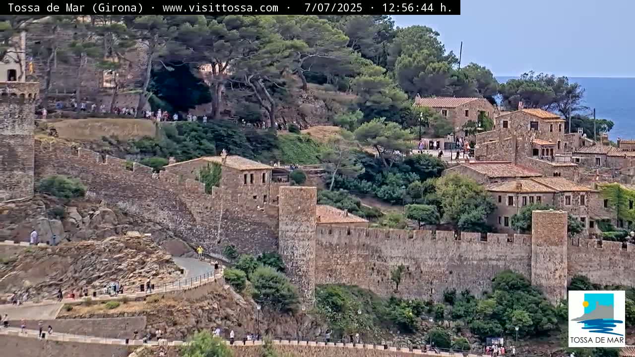 Tossa de Mar Landscape Live Cam - Girona, Catalonia, Spain