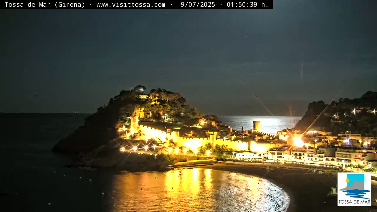 Tossa de Mar Landscape Live Cam - Girona, Catalonia, Spain