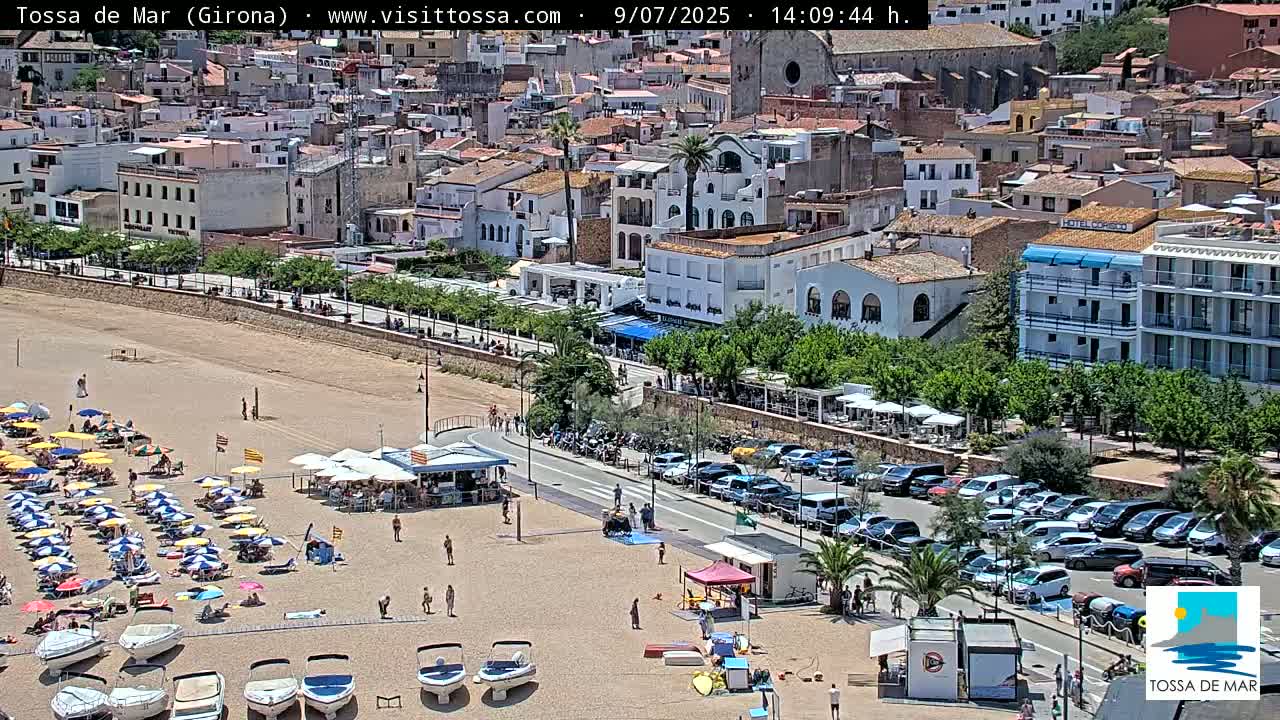Tossa de Mar Landscape Live Cam - Girona, Catalonia, Spain