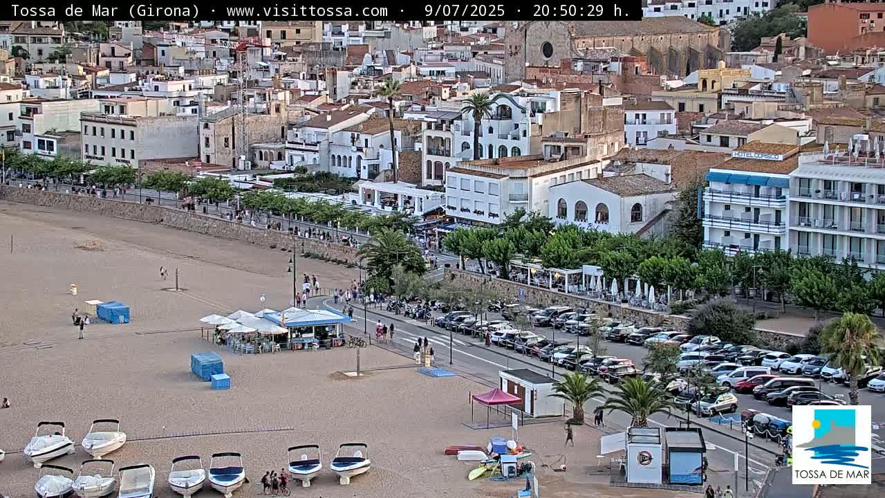 Tossa de Mar Landscape Live Cam - Girona, Catalonia, Spain