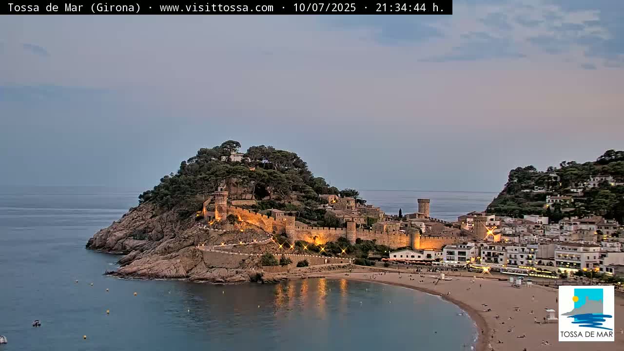 Tossa de Mar Landscape Live Cam - Girona, Catalonia, Spain