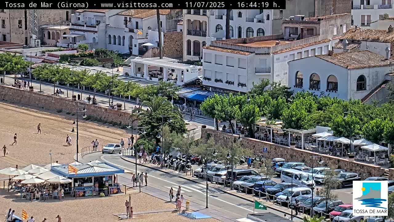 Tossa de Mar Landscape Live Cam - Girona, Catalonia, Spain