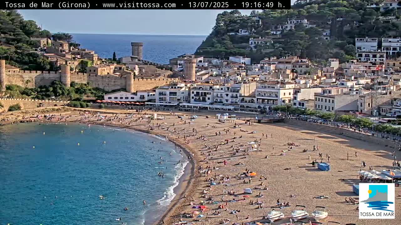 Tossa de Mar Landscape Live Cam - Girona, Catalonia, Spain