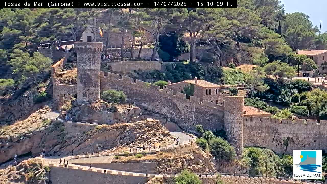Tossa de Mar Landscape Live Cam - Girona, Catalonia, Spain