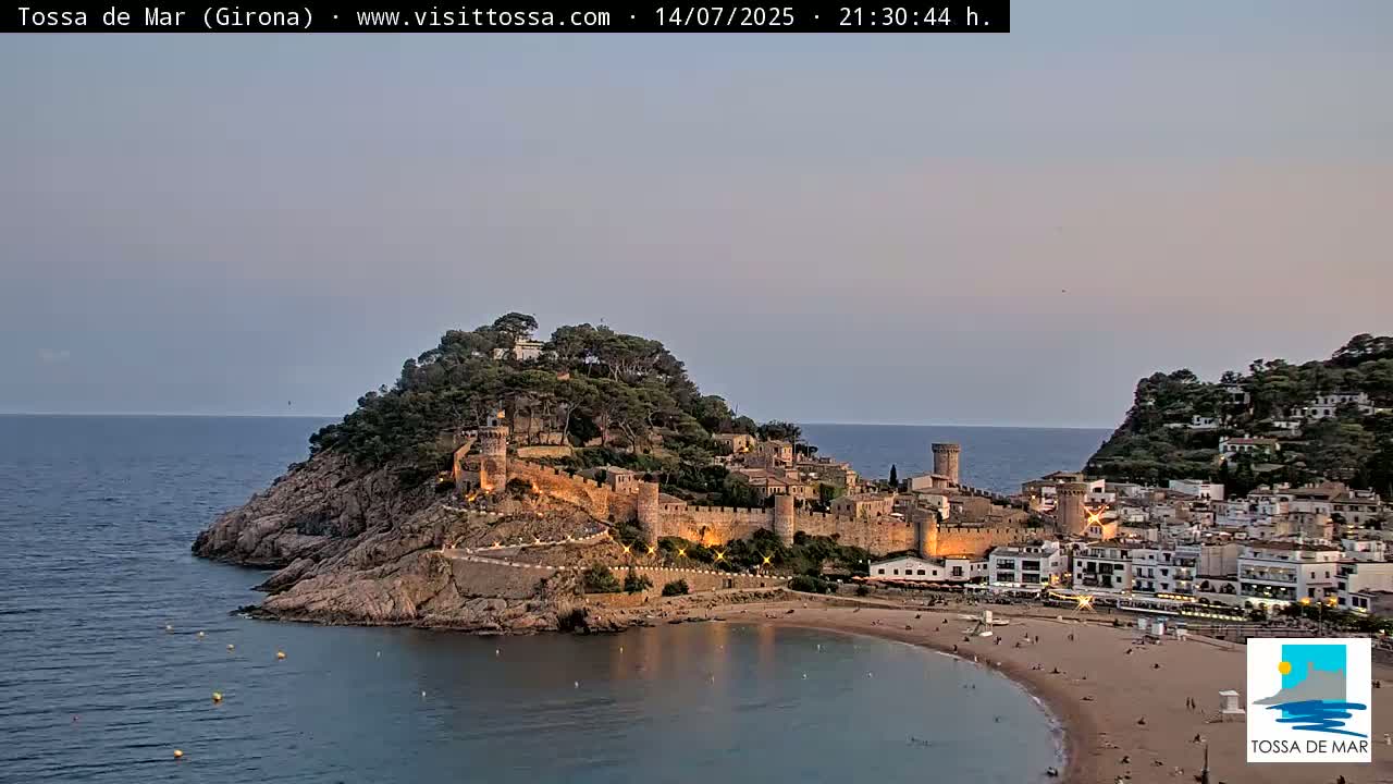 Tossa de Mar Landscape Live Cam - Girona, Catalonia, Spain
