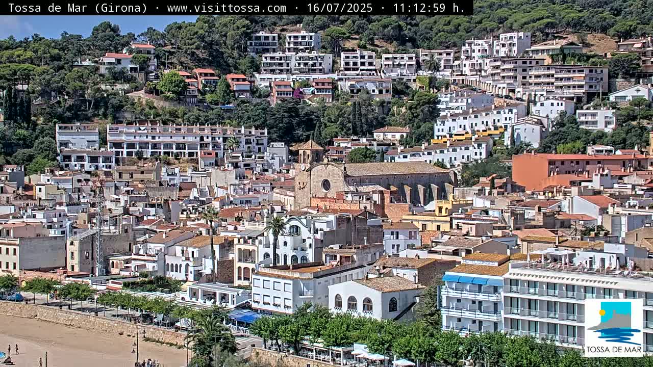 Tossa de Mar Landscape Live Cam - Girona, Catalonia, Spain