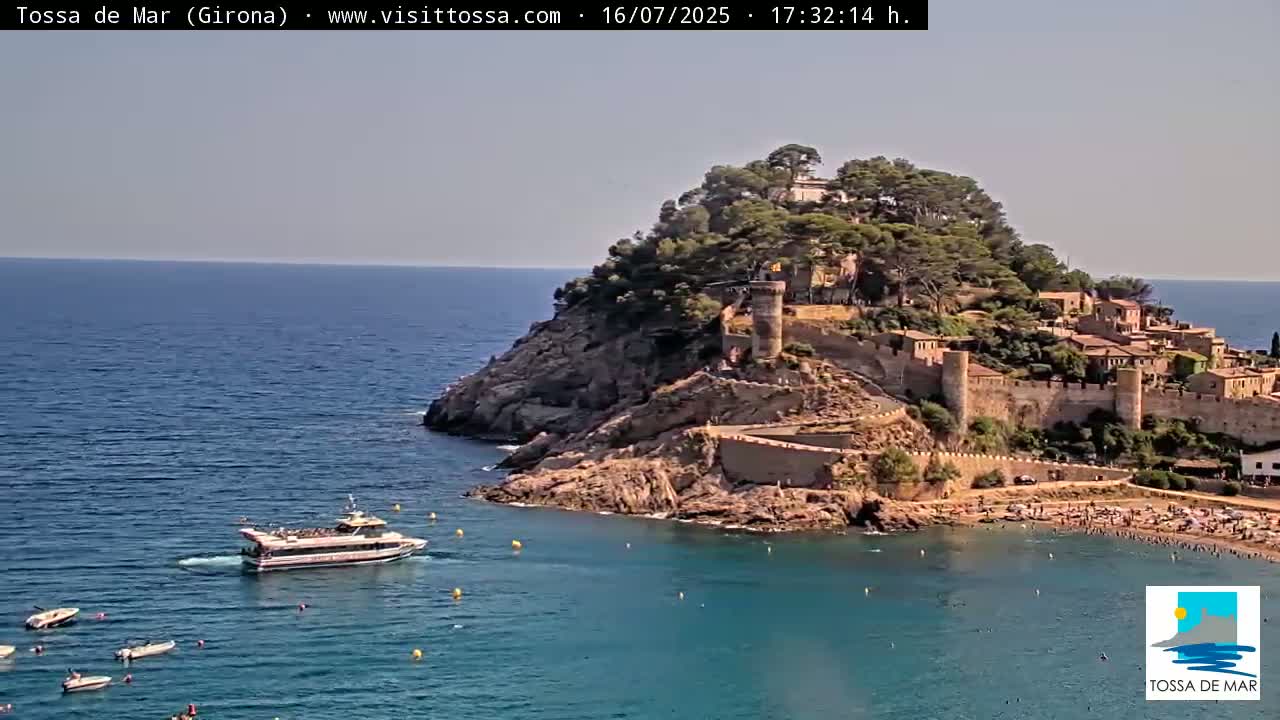 Tossa de Mar Landscape Live Cam - Girona, Catalonia, Spain