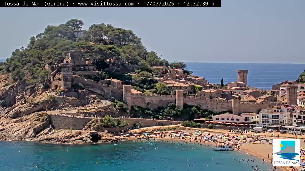 Tossa de Mar Landscape Live Cam - Girona, Catalonia, Spain