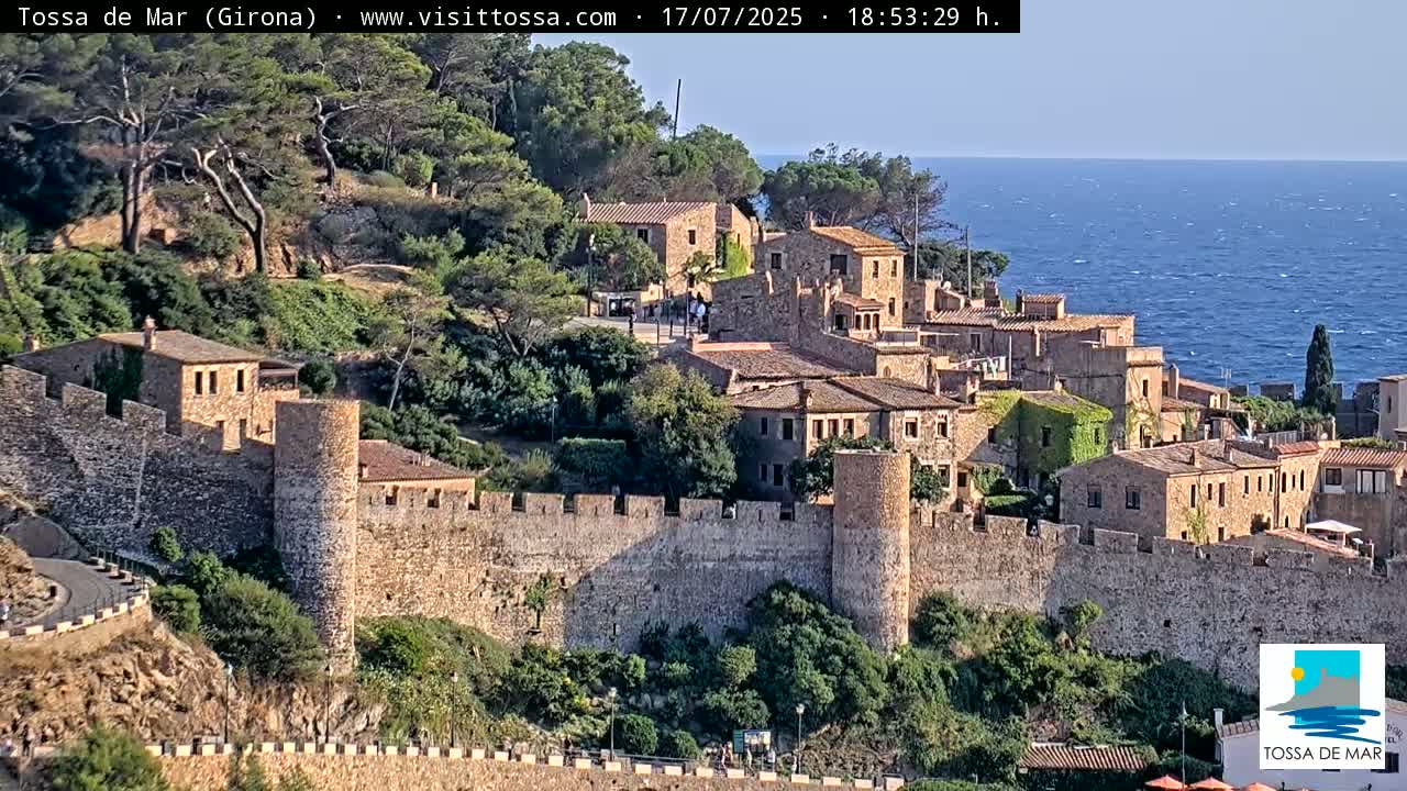 Tossa de Mar Landscape Live Cam - Girona, Catalonia, Spain
