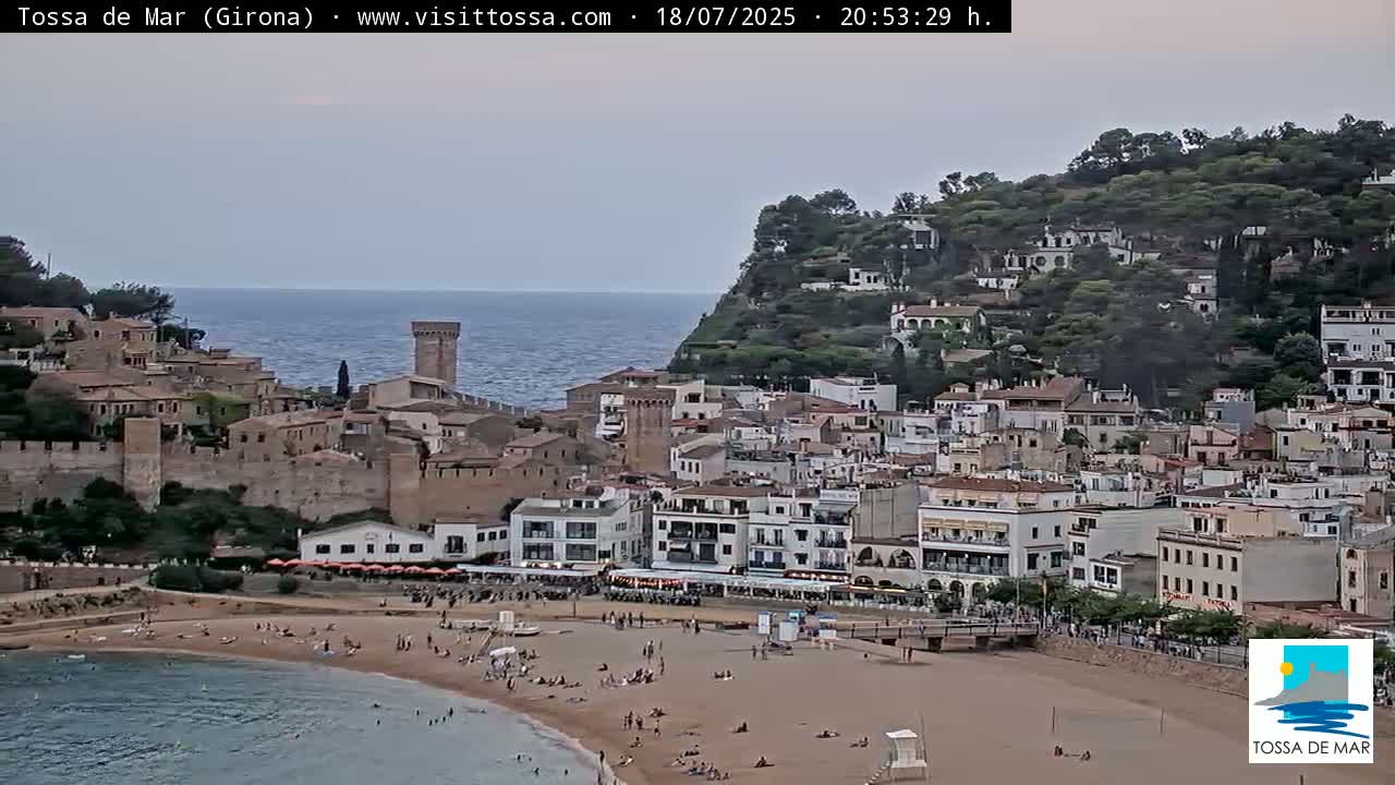 Tossa de Mar Landscape Live Cam - Girona, Catalonia, Spain