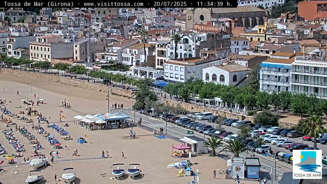 Tossa de Mar Landscape Live Cam - Girona, Catalonia, Spain