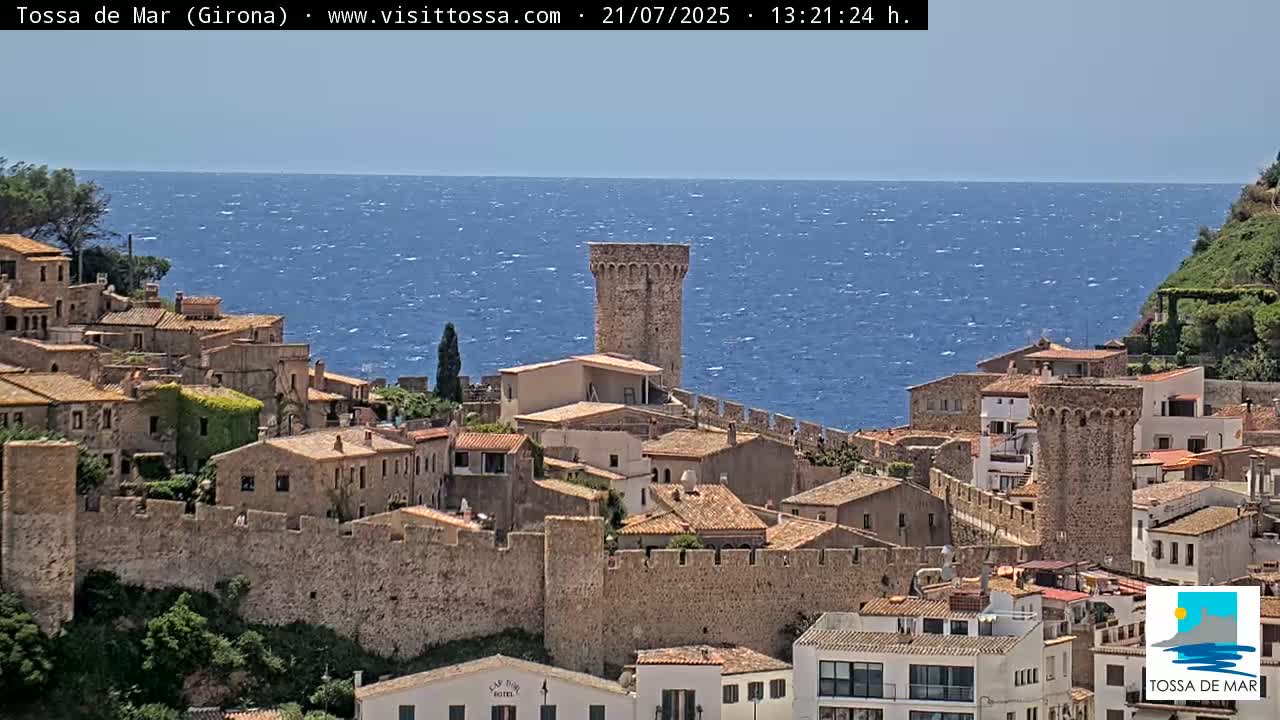 Tossa de Mar Landscape Live Cam - Girona, Catalonia, Spain