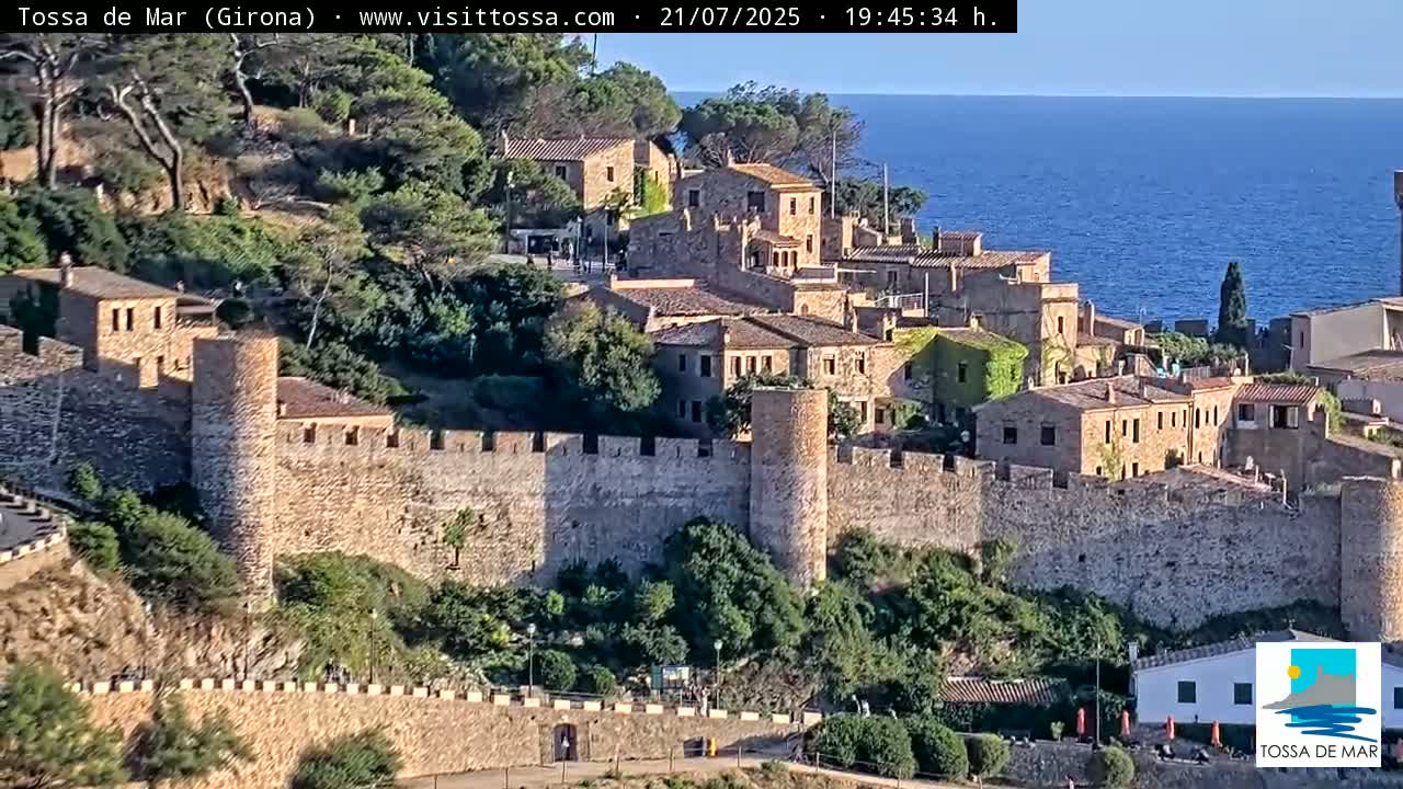 Tossa de Mar Landscape Live Cam - Girona, Catalonia, Spain