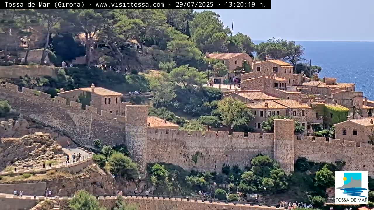 Tossa de Mar Landscape Live Cam - Girona, Catalonia, Spain