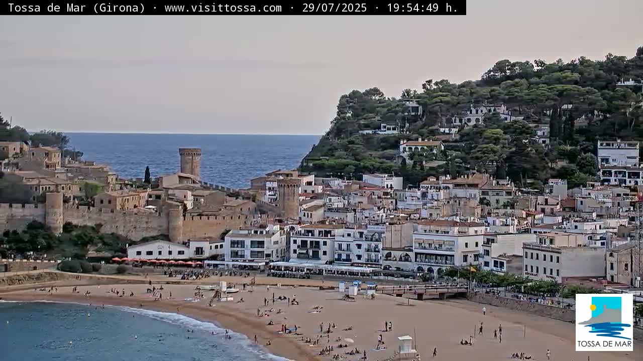 Tossa de Mar Landscape Live Cam - Girona, Catalonia, Spain
