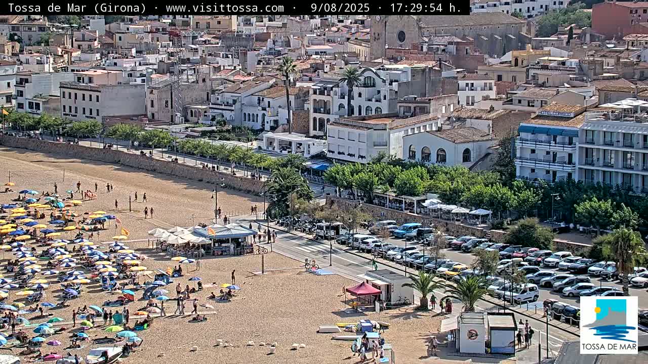 Tossa de Mar Landscape Live Cam - Girona, Catalonia, Spain