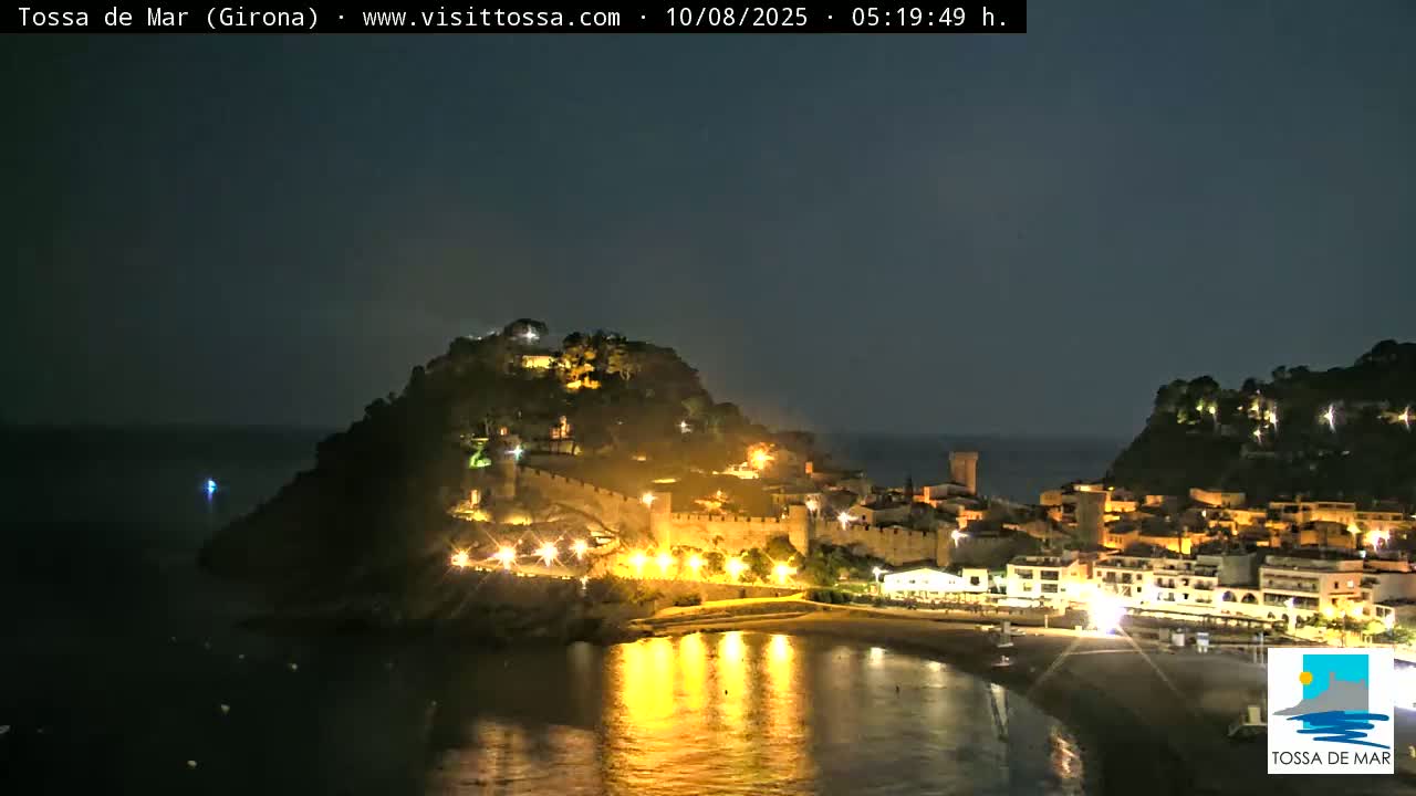 Tossa de Mar Landscape Live Cam - Girona, Catalonia, Spain