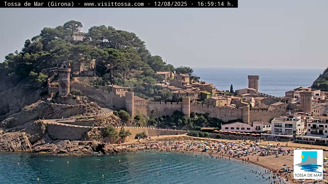 Tossa de Mar Landscape Live Cam - Girona, Catalonia, Spain
