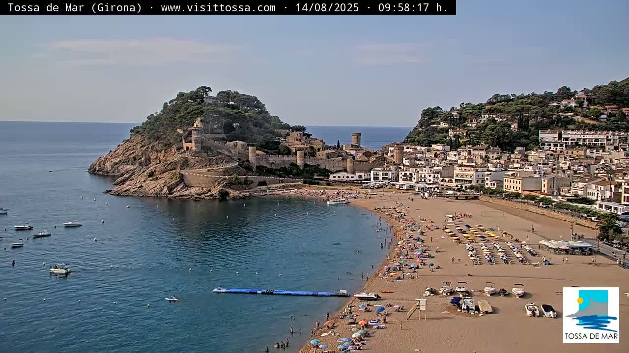 Tossa de Mar Landscape Live Cam - Girona, Catalonia, Spain