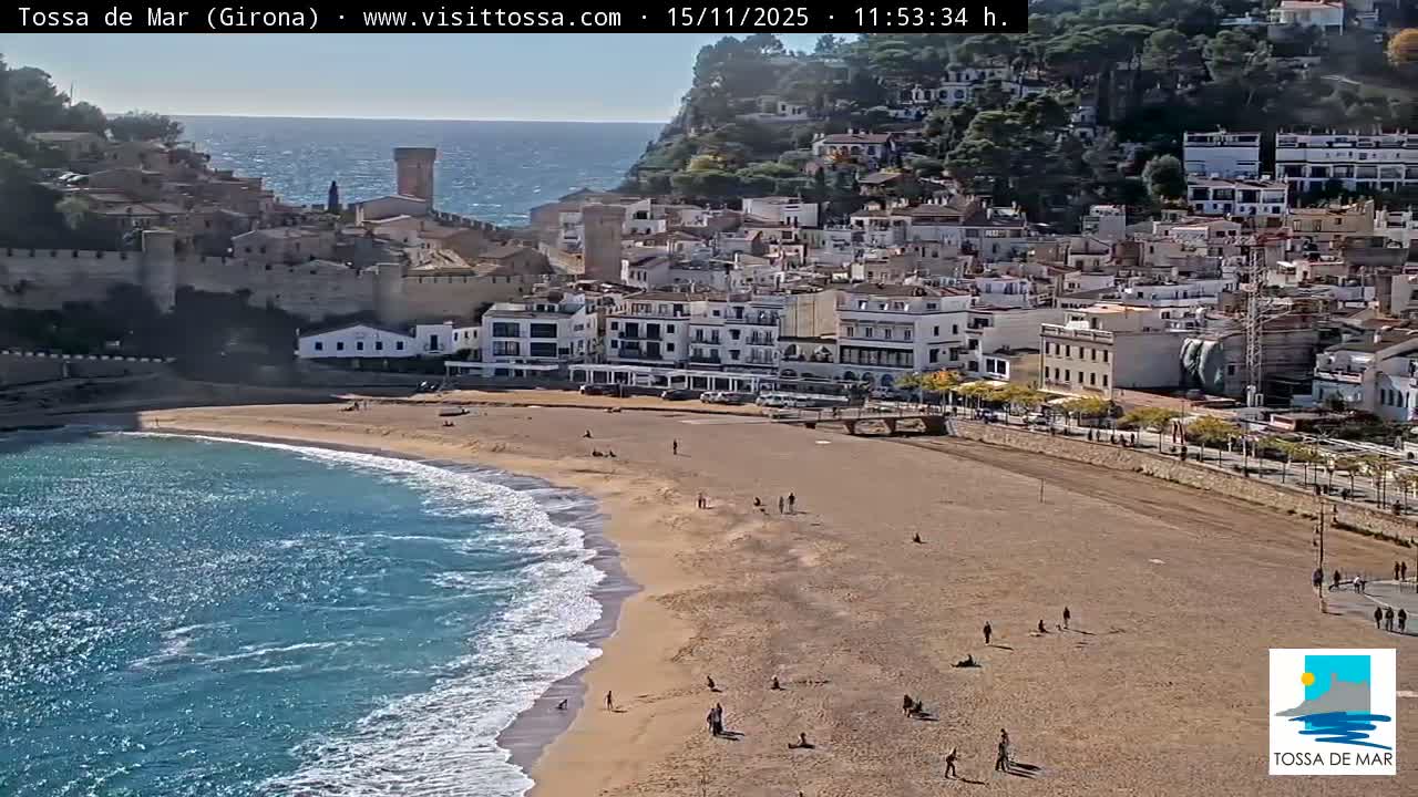 Tossa de Mar Landscape Live Cam - Girona, Catalonia, Spain