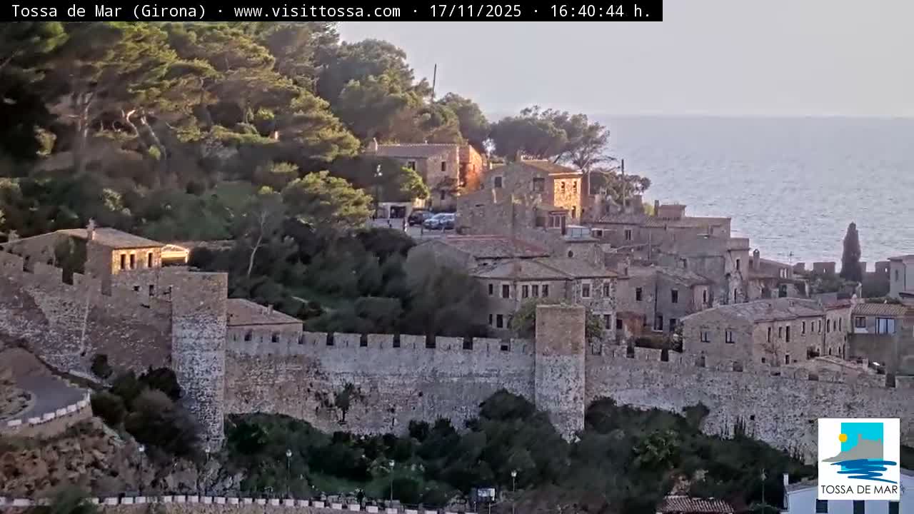 Tossa de Mar Landscape Live Cam - Girona, Catalonia, Spain