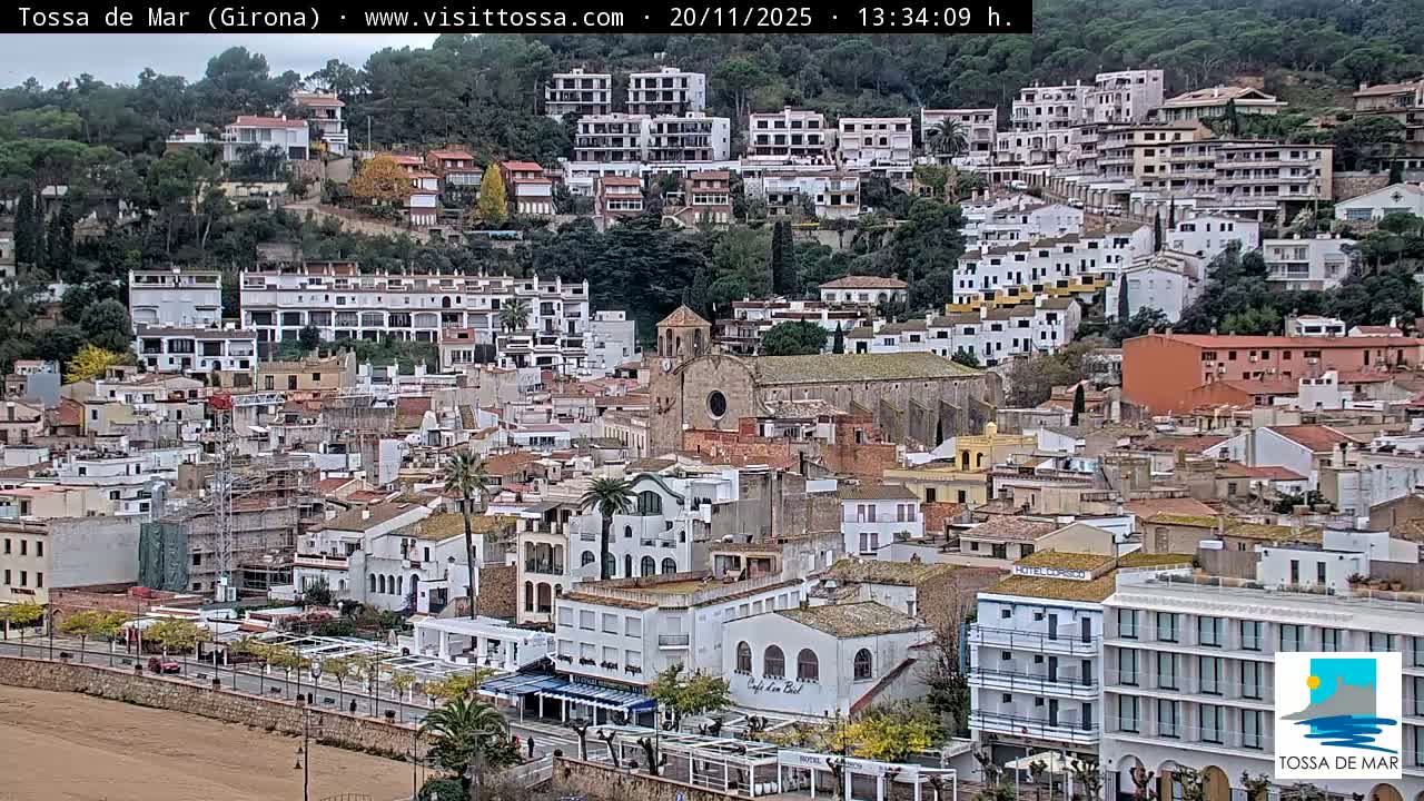 Tossa de Mar Landscape Live Cam - Girona, Catalonia, Spain