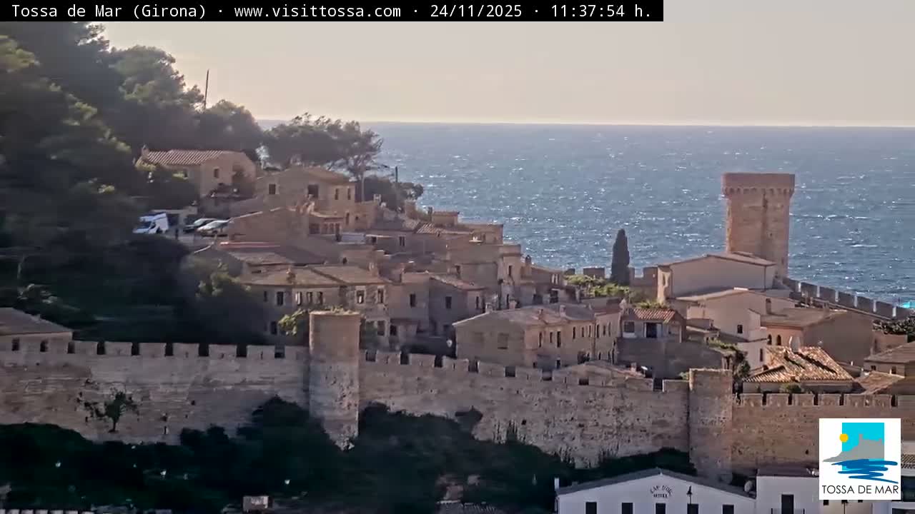 Tossa de Mar Landscape Live Cam - Girona, Catalonia, Spain